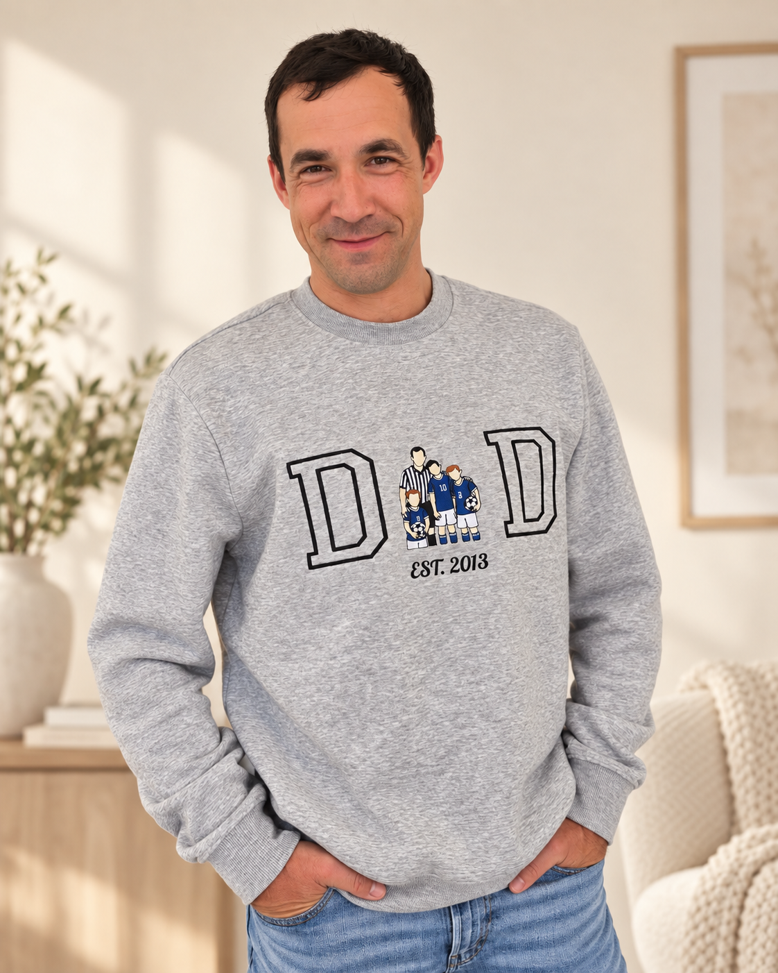 Personalised MOM/DAD Photo Sweatshirt - Image 2